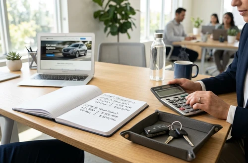 Friendly auto loan advisor ready to assist